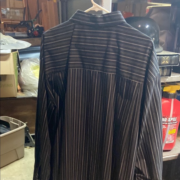 Men's Black Striped Shirt - Picture 6 of 6